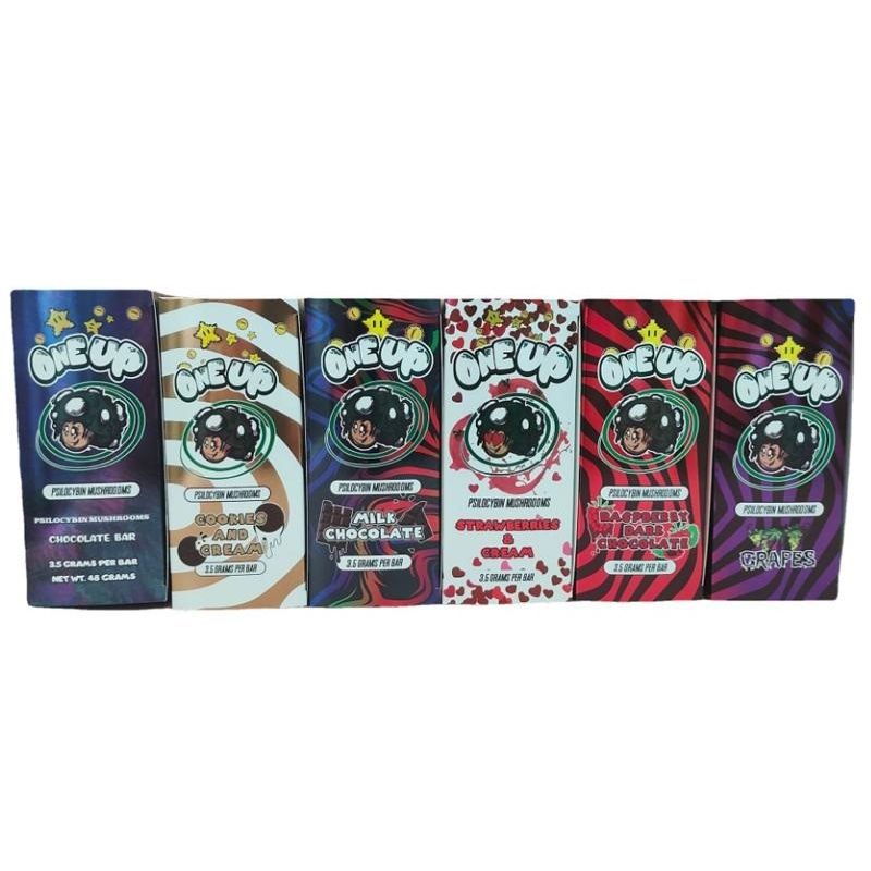 One Up 3.5G Mushroom Chocolate Bar Packaging Boxes